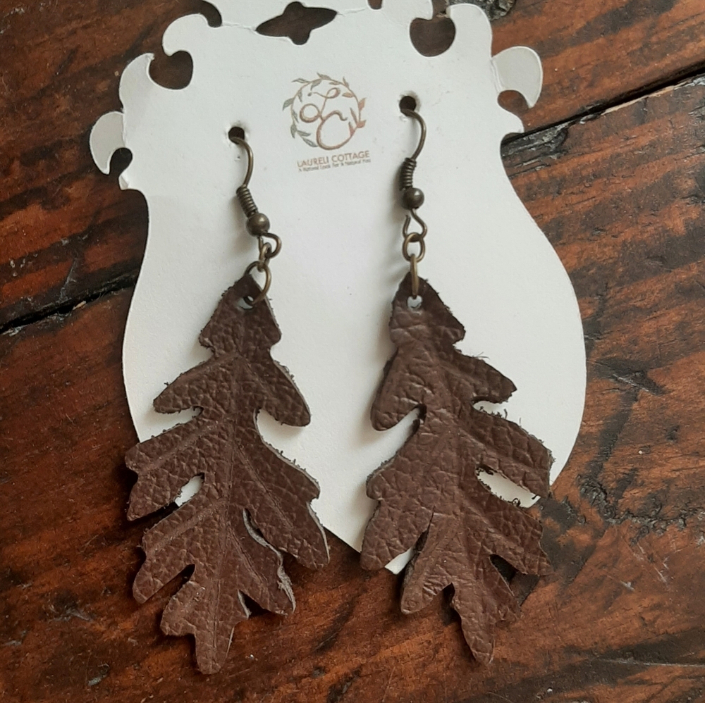 Oak Leaf Earrings